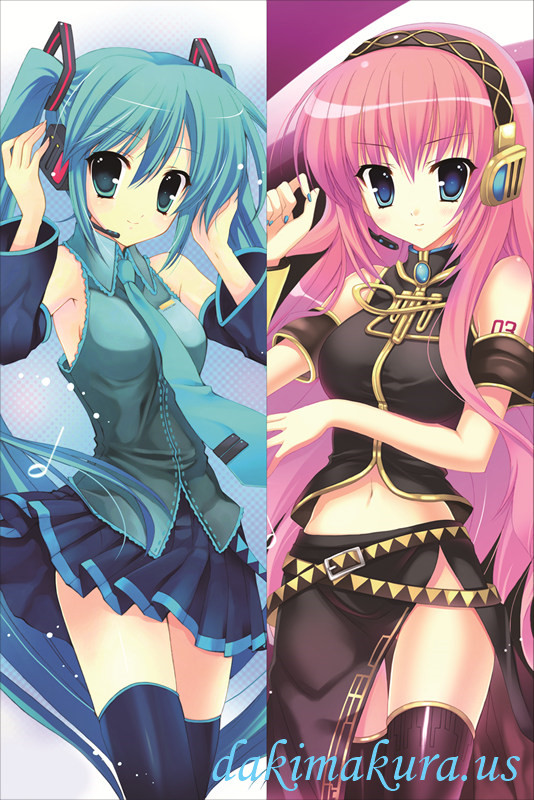 Vocaloid - Hatsune Miku + Luka Megurine Full body waifu japanese anime pillowcases